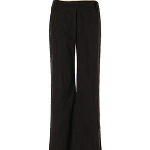 Zara Basic Stripes Black Dress Pants